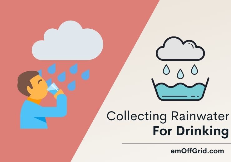 Collecting Rainwater For Drinking