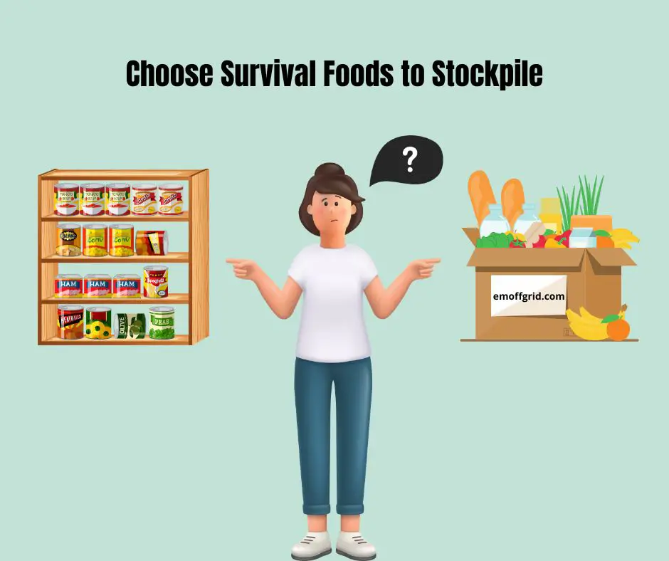 Choose Survival Foods to Stockpile